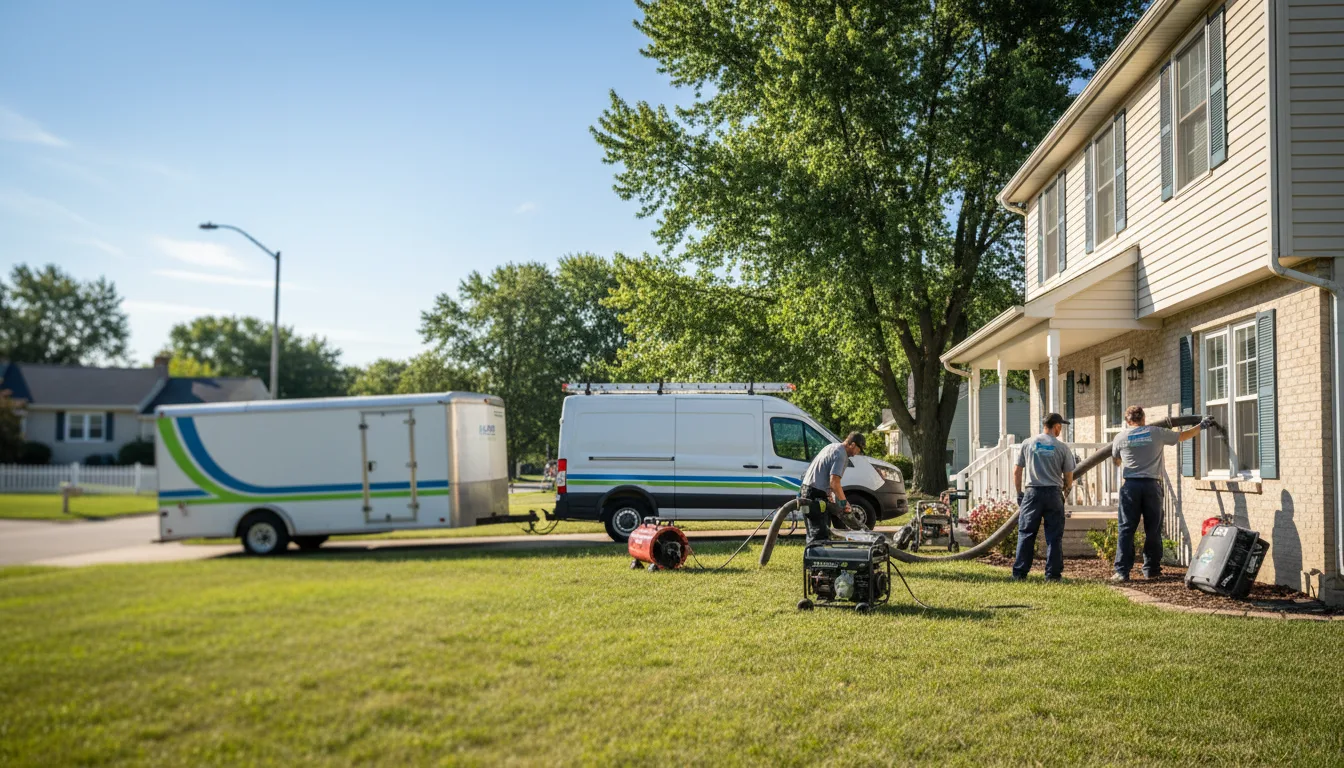 Flooded Basement Restoration And Cleanup With Repair in Long Prairie, MN near me